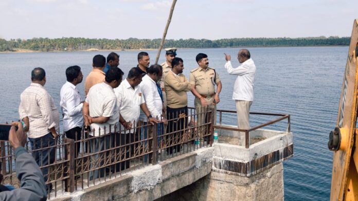 ಮಂಗಳ ಜಲಾಶಯದಿಂದ ನೀರು ಸೋರಿಕೆ